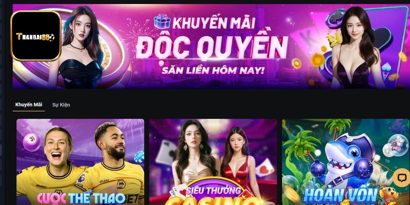 Các sự kiện khuyến mãi sôi động đẳng cấp bậc nhất tại Thanbai88